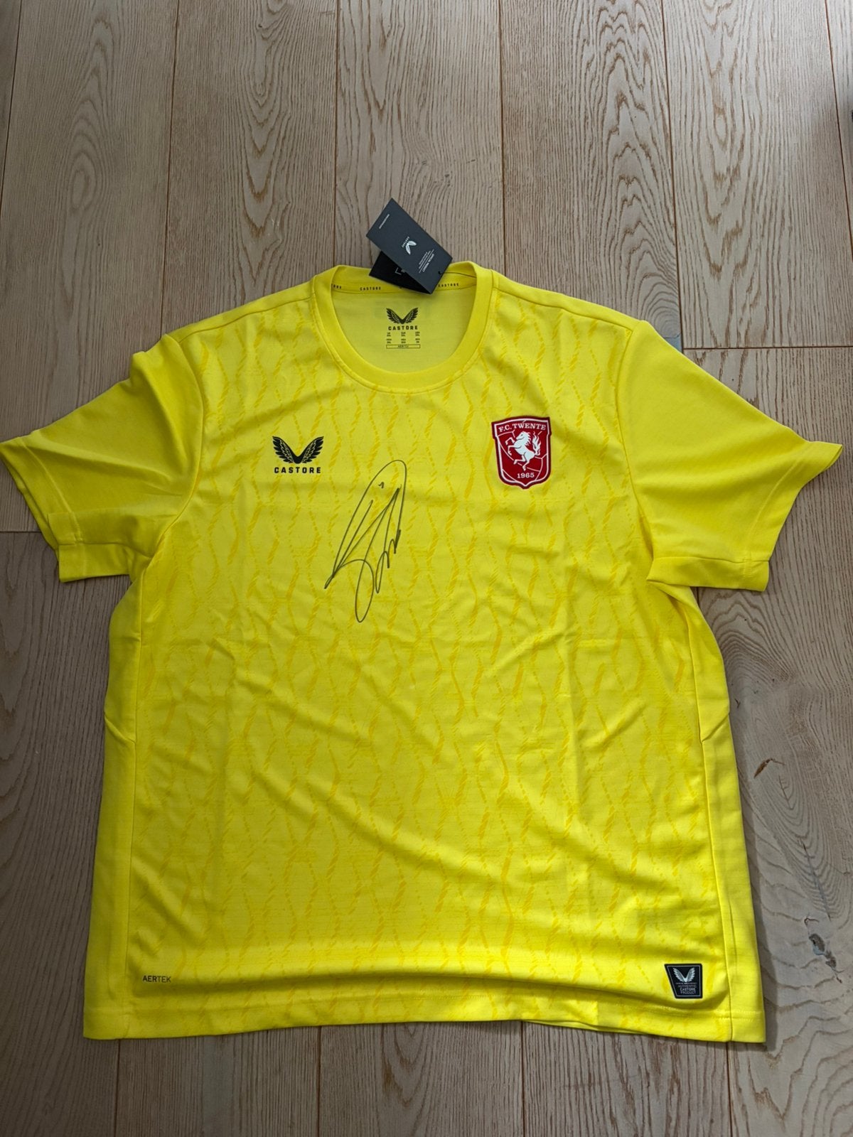 Fc Twente shirt gesigneerd Unnerstall, Kleding | Heren, Overige maten, Ophalen of Verzenden, Zo goed als nieuw, Voetbal