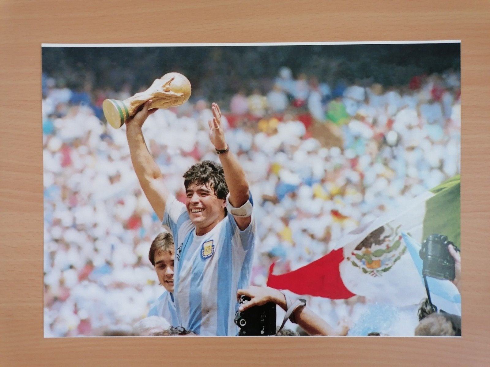 Foto Diego Maradona WK 1986., Ophalen of Verzenden, Buitenlandse clubs