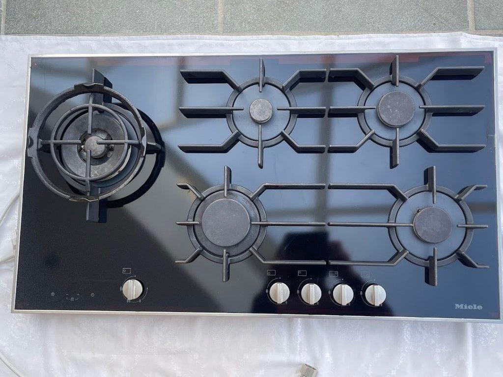 Miele gaskookplaat type KM 3054, Ophalen, Gebruikt, Inbouw, Gas