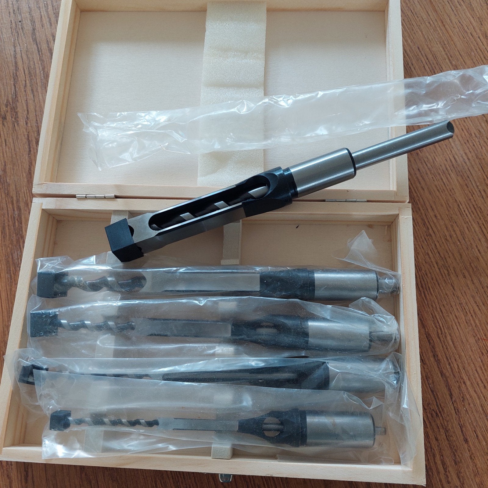 Borenset voor vierkante gaten met boorhouder, nieuw, Ophalen of Verzenden, Nieuw, Overige typen