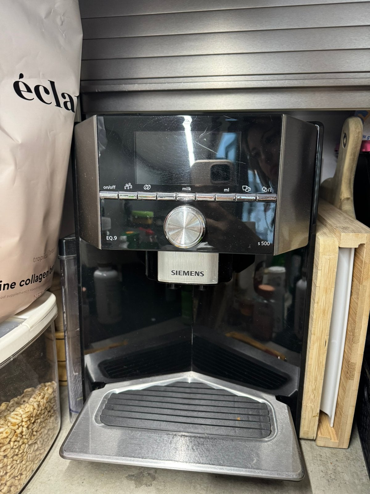 Siemens EQ.9 s500, Ophalen, 10 kopjes of meer, Koffiemachine, Koffiebonen