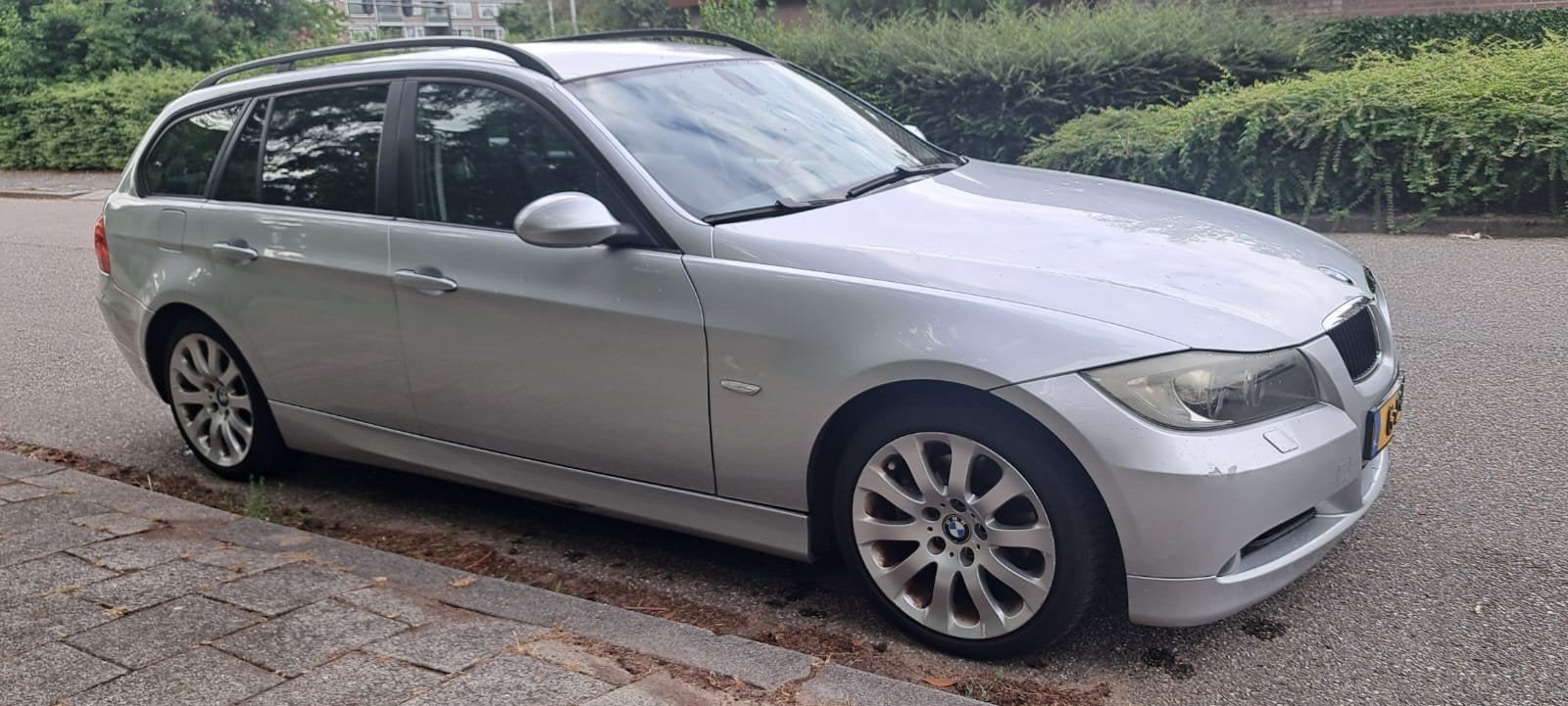 BMW 3-Serie 2.0 318 I Touring, 2007, Grijs, airco,APK, Stof, 4 cilinders, 129 pk, Handgeschakeld