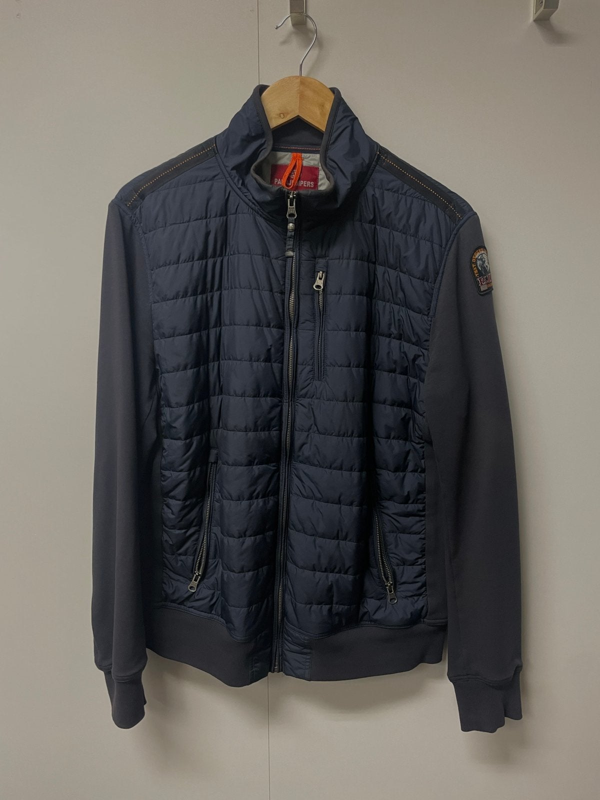 PARAJUMPERS HEREN ELLIOT VEST JACK BLAUW FLEECE XL ORIGINEEL, Ophalen, Gedragen, Maat 56/58 (XL), Blauw