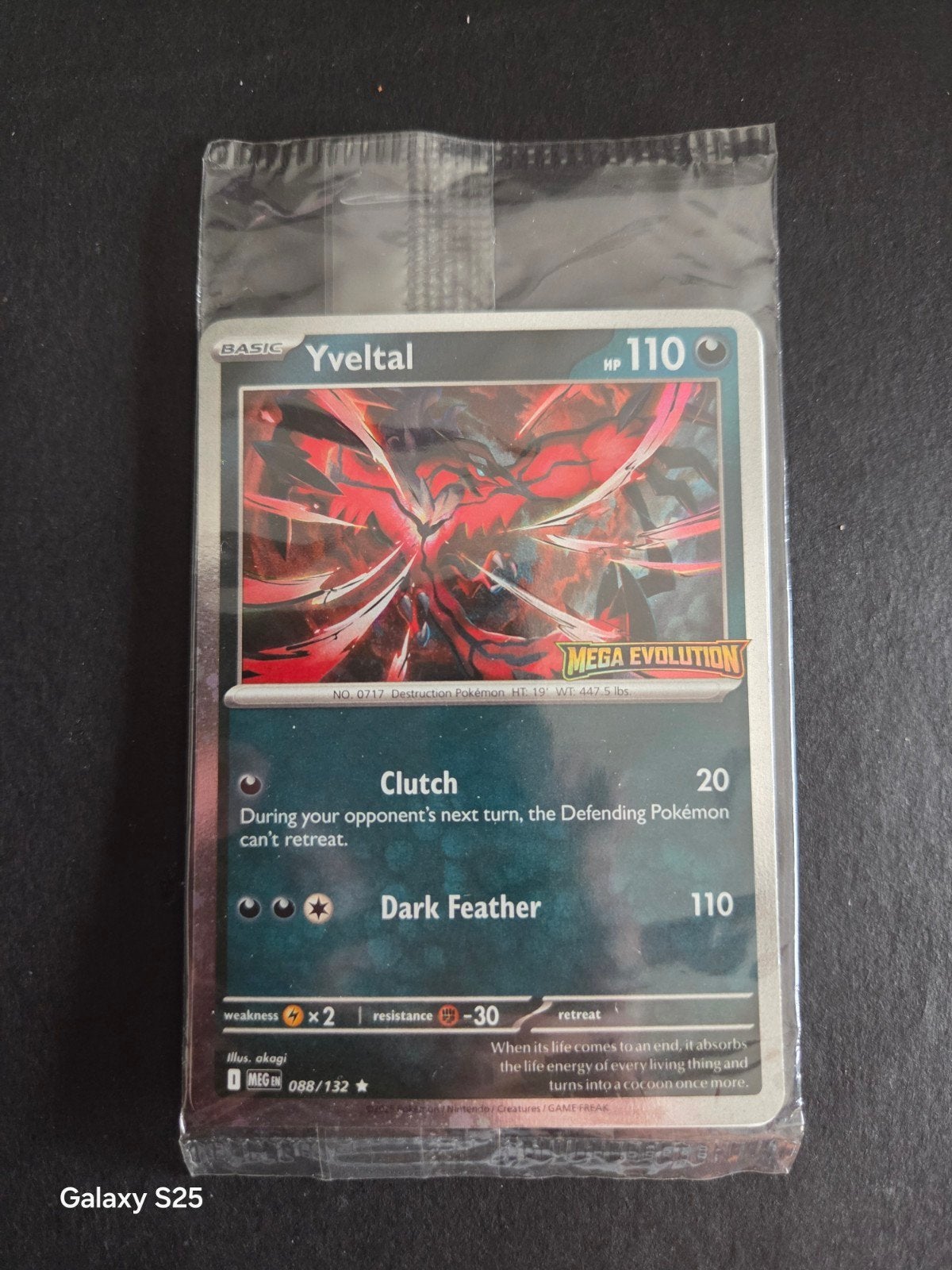 Pokémon Yveltal Promo Kaart 088/132, Ophalen of Verzenden, Nieuw, Losse kaart