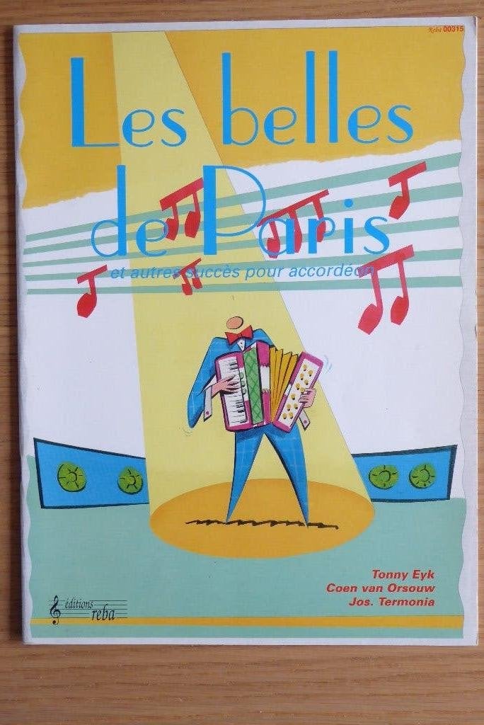 Les Belles de Paris voor Akkordeon - Album, Ophalen of Verzenden, Zo goed als nieuw, Artiest of Componist, Populair