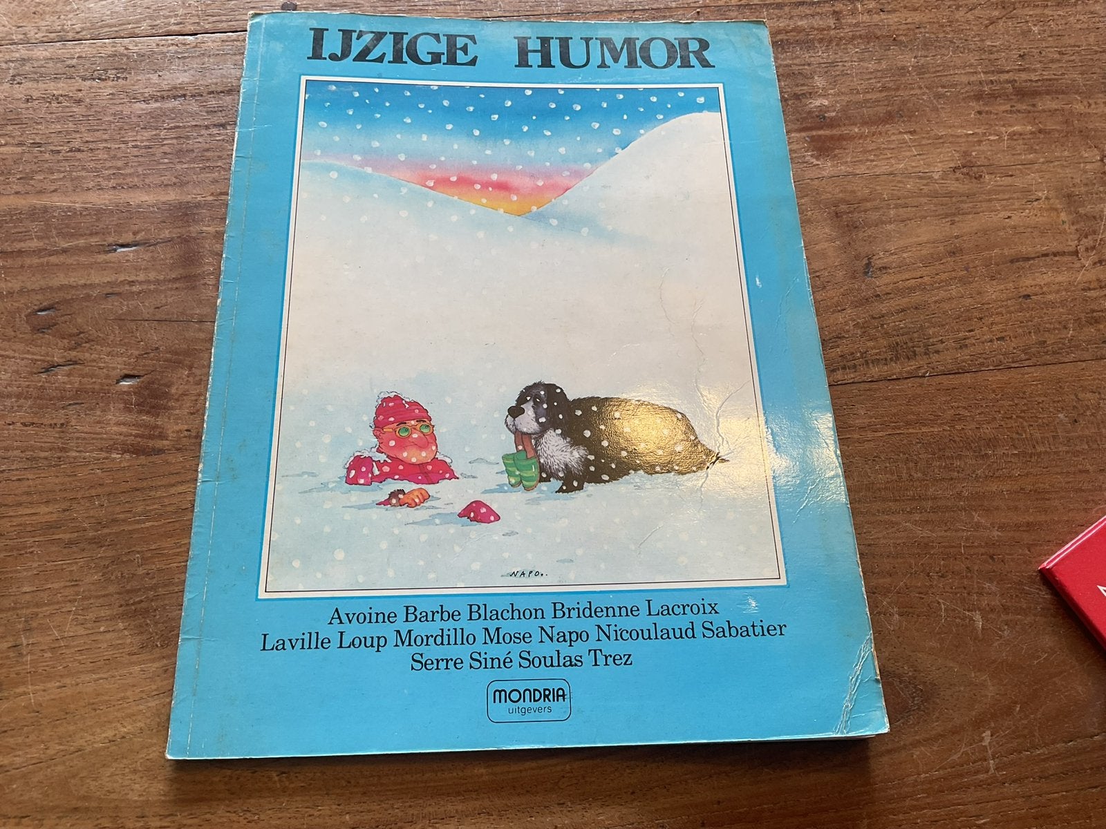 IJzige humor stripboek met cartoons van div tekenaars, Eén stripboek, Ophalen, Gelezen