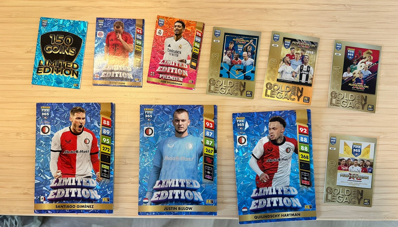 Panini FIFA 365 Adrenalyn XL Limited Edition & Golden Legacy, Verzamelen, Ophalen of Verzenden, Gebruikt, Feyenoord, Spelerskaart