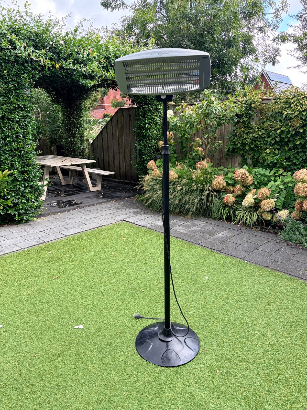 Eurom TH 2003S Terrasverwarmer - Elektrisch, Gebruikt, Vloer, Waterbestendig, Ophalen