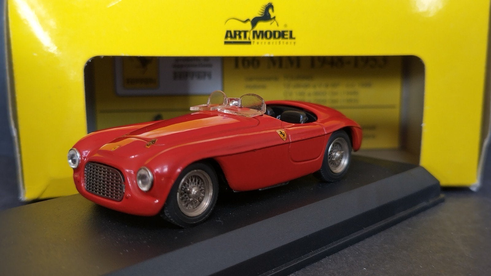 Ferrari 166 MM 1948 1:43 Art Model Pol, Hobby en Vrije tijd, Modelauto's | 1:43, Overige merken, Auto, Verzenden, .