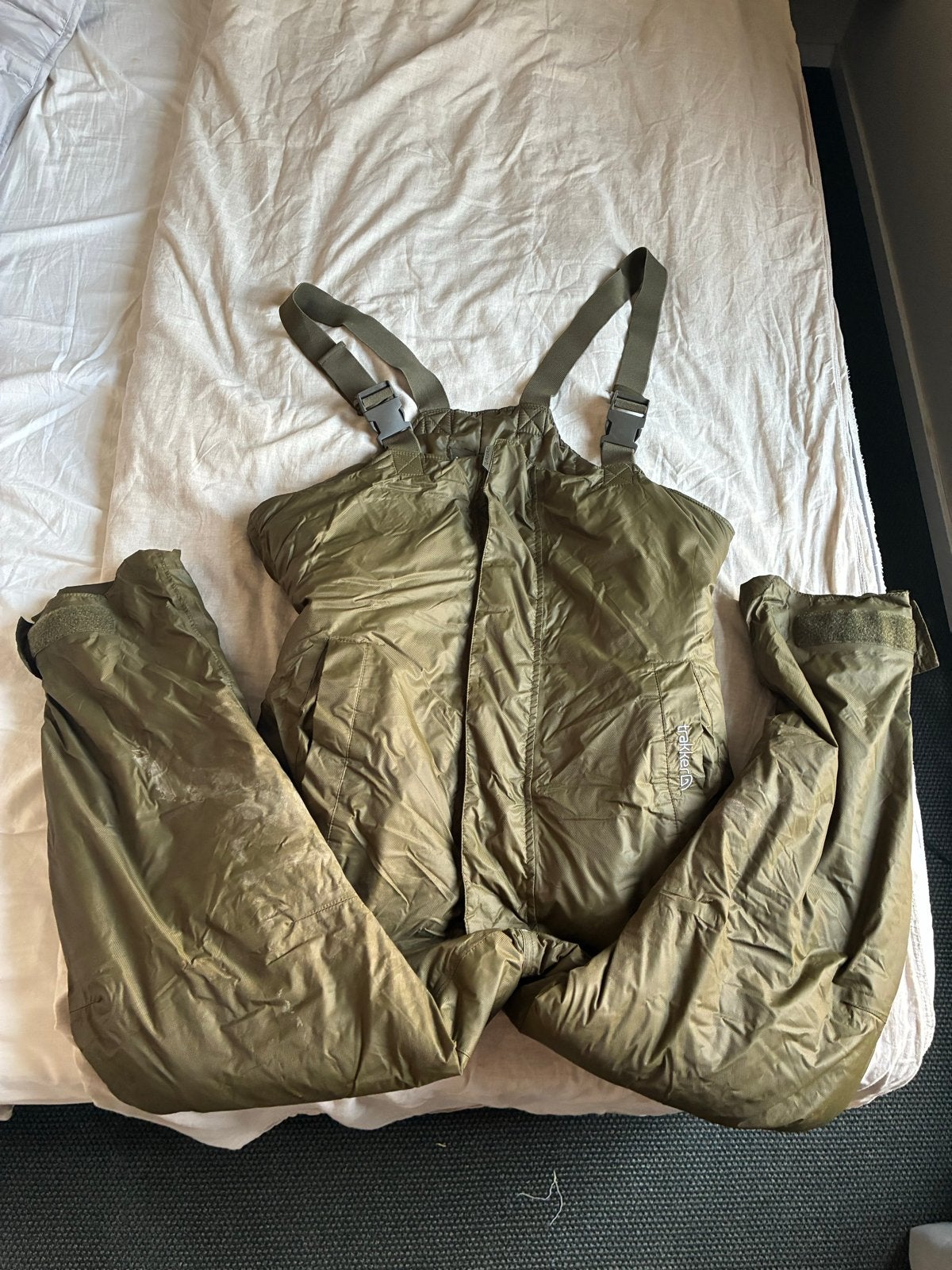 Trakker bib en brace winterbroek - Maat M (fox/nash/aqua), Ophalen of Verzenden, Gebruikt, Overige typen