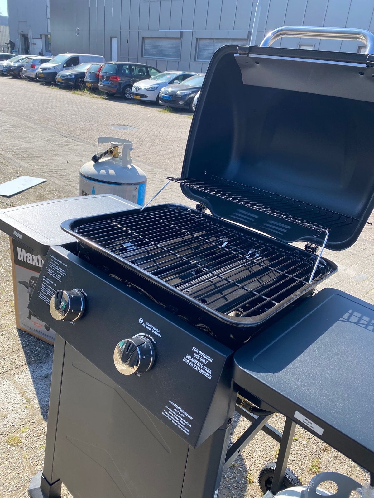 Maxfire Torch 2-pits gasbarbecue met zijtafels, Ophalen of Verzenden, Nieuw