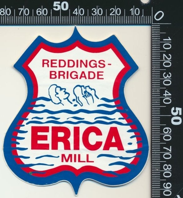 Sticker: Reddingsbrigade Erica - Mill (1), Ophalen of Verzenden, Zo goed als nieuw, Bedrijf of Vereniging