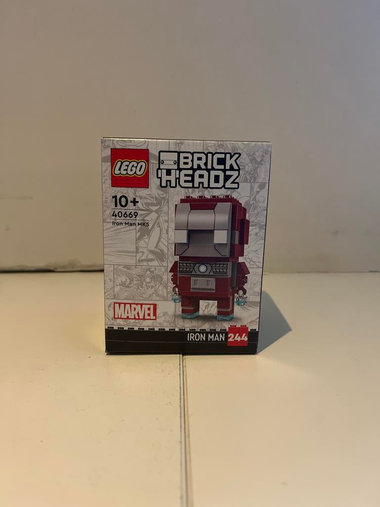 LEGO BrickHeadz 40669 Iron Man MK5 - Nieuw in doos, Marvel, Lego, Nieuw, Ophalen of Verzenden