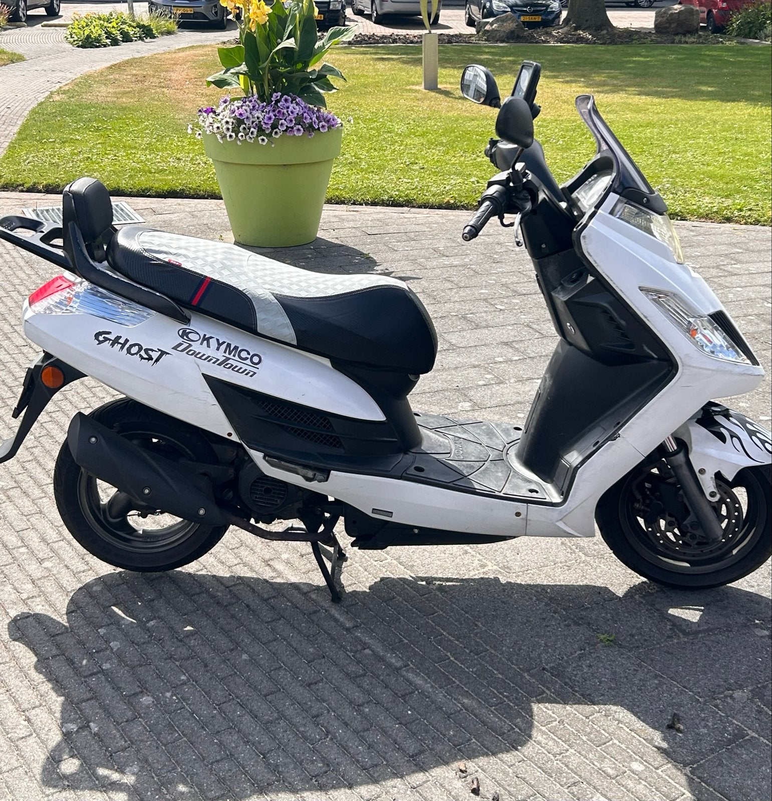 Kymco New Dink scooter - Wit, 31436 km, Ophalen, Gebruikt, Overige modellen, Maximaal 45 km/u