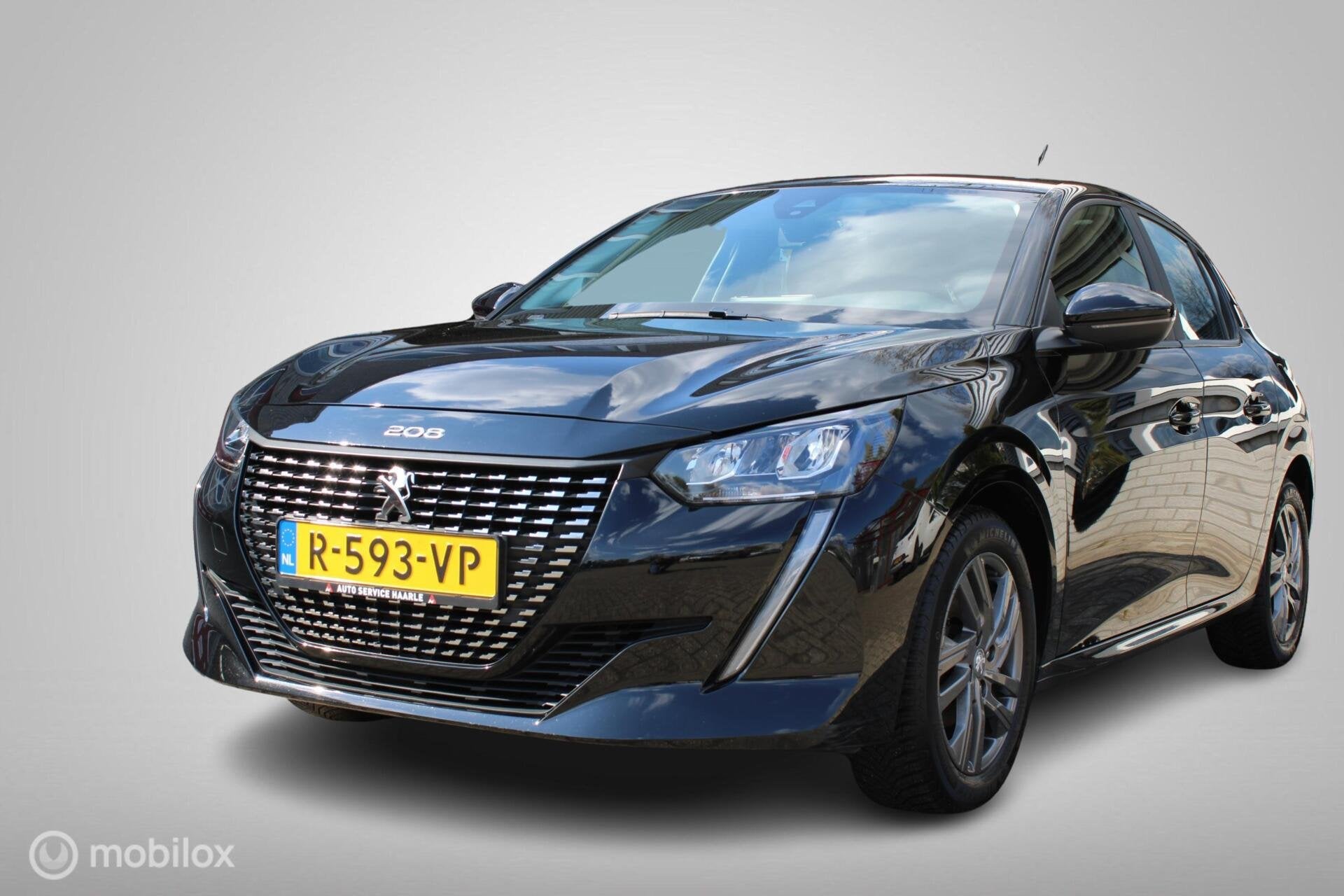 Peugeot 208 1.2 PureTech Active Pack, LED koplampen, Parkeer, Auto's, 1199 cc, Met garantie (alle), Zwart, Origineel Nederlands