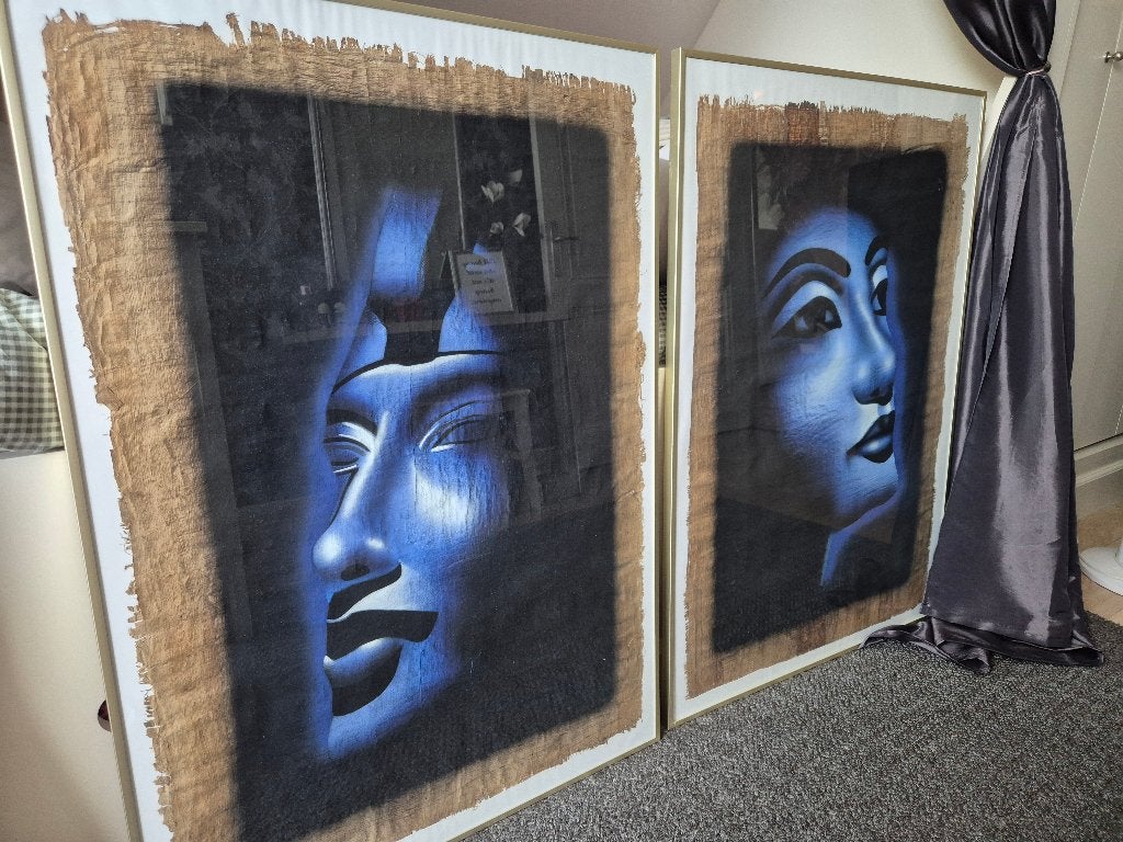 Lijsten goud 70 x 100 Farao, Huis en Inrichting, Woonaccessoires | Lijsten, Ophalen, Verwisselbare inhoud, Zo goed als nieuw, Fotolijst