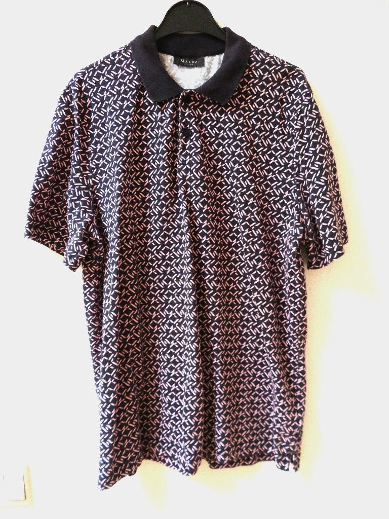 C52 MAERZ polo shirt blauw roze maat 50, Maerz, Nieuw, Ophalen of Verzenden, Maat 48/50 (M)