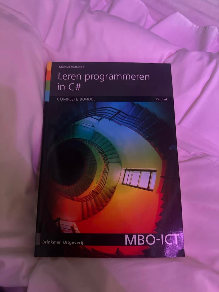 Leren programmeren in C# - Complete Bundel (MBO-ICT), Ophalen, Zo goed als nieuw