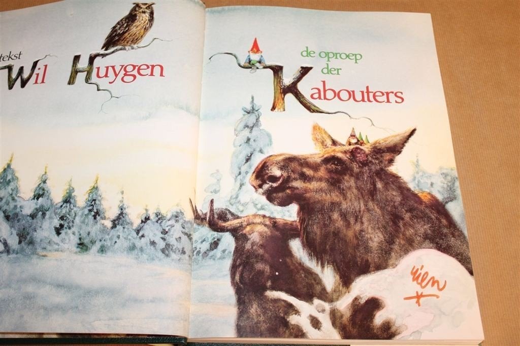 De Oproep der Kabouters — Rien Poortvliet — Prentenboek, Ophalen of Verzenden, Gelezen
