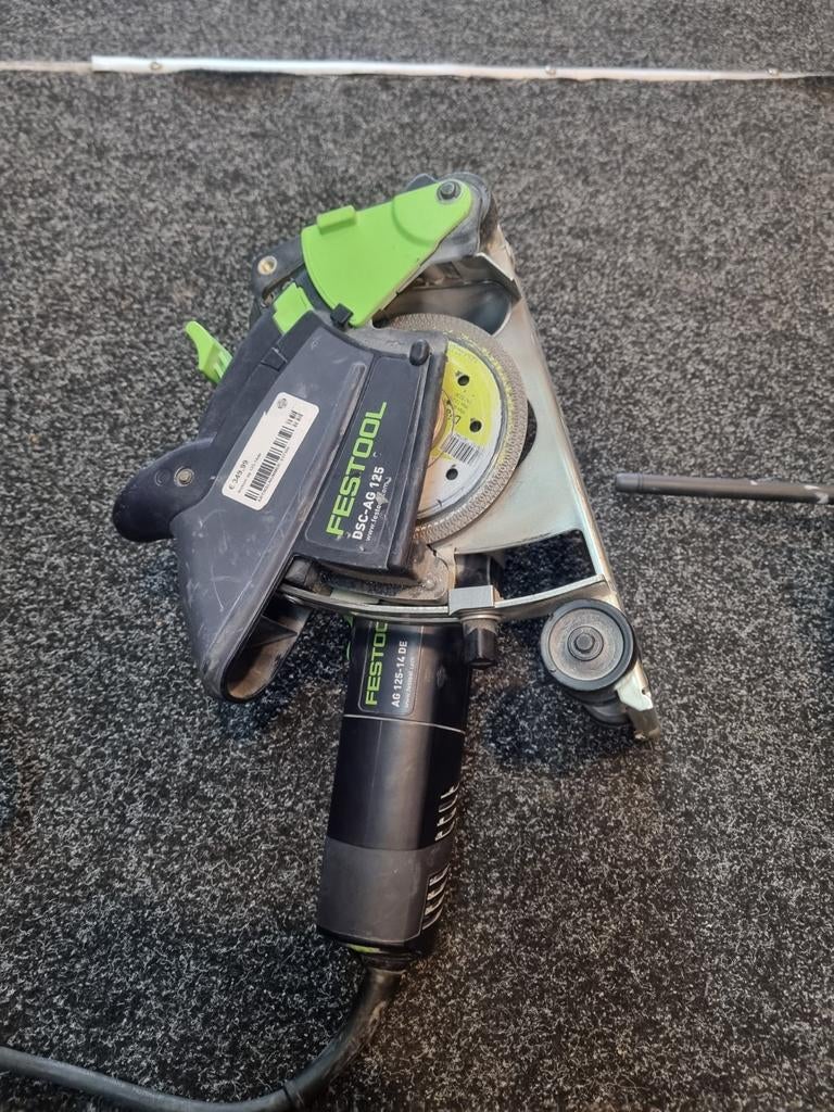 Festool DSC-AG 125 FE slijpmachine, Ophalen of Verzenden, Minder dan 700 watt, Haakse handslijpmachine