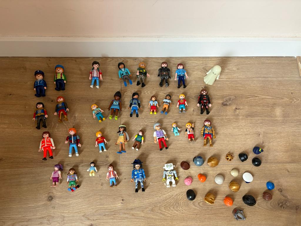 Collectie Playmobil poppetjes en hoedjes, Ophalen of Verzenden, Gebruikt, Jongen of Meisje