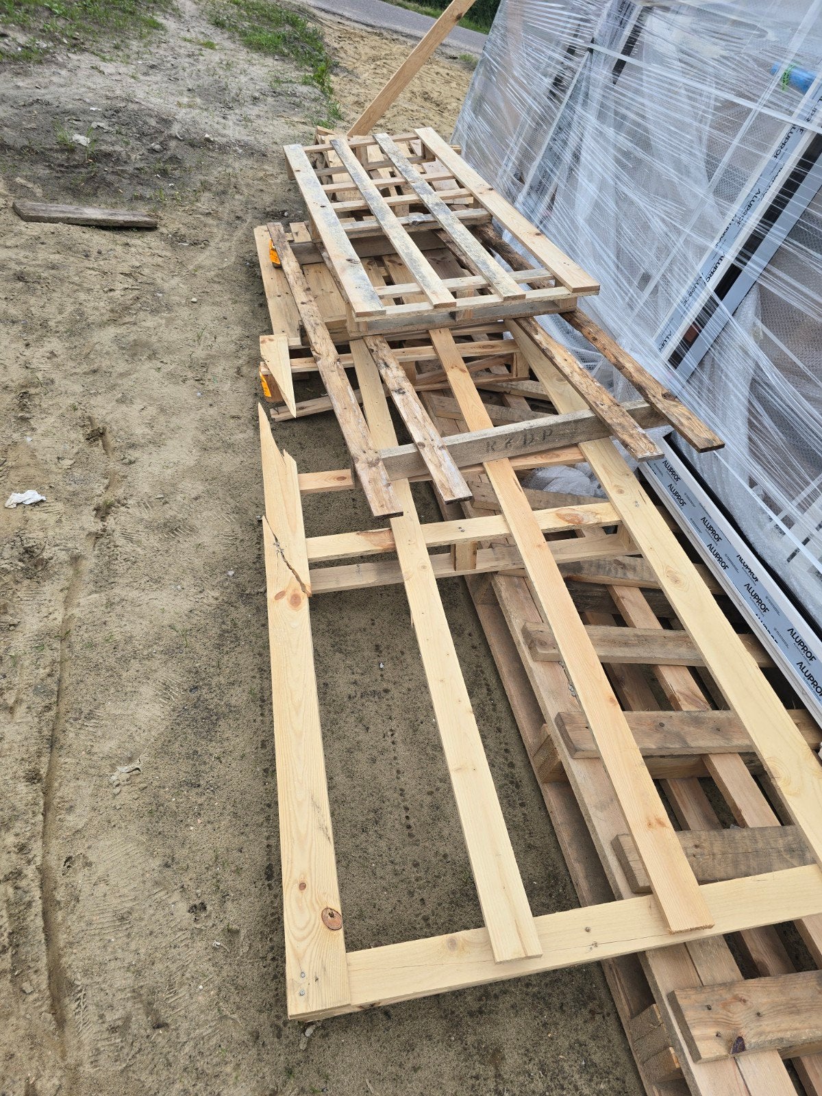 Pallethout brandhout, Doe-het-zelf en Verbouw, Hout en Planken, Gebruikt, Minder dan 25 mm, Ophalen of Verzenden, Pallet