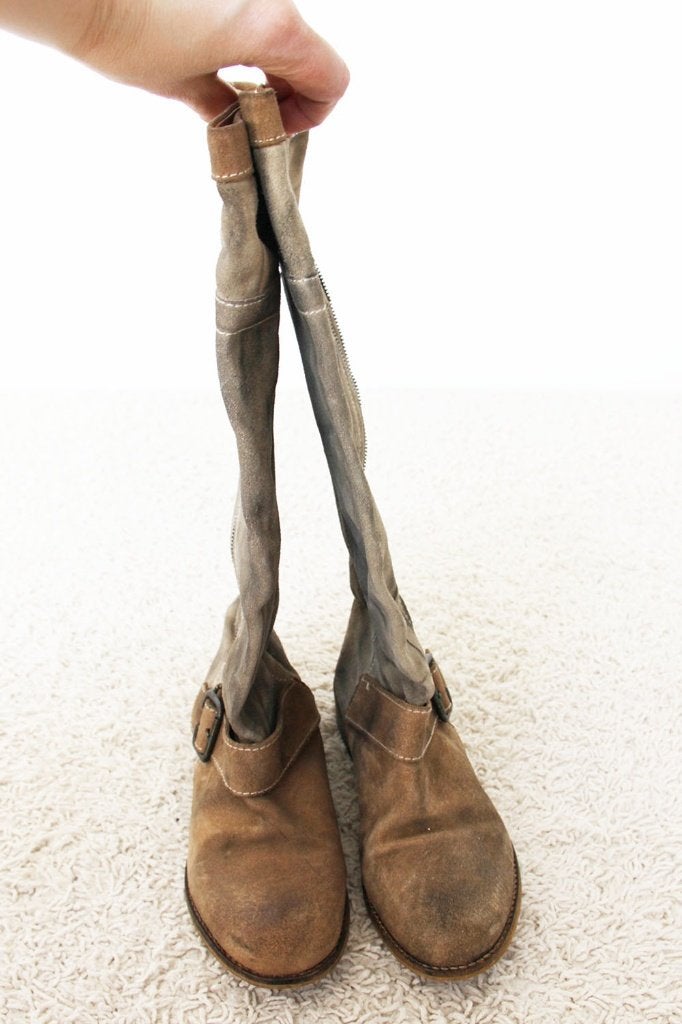 Zeer Mooie Suede SPM Dames Laarzen - 30 (Maat 39) € 45,-, Kleding | Dames, Schoenen, Hoge laarzen, Overige kleuren, SPM, Ophalen of Verzenden