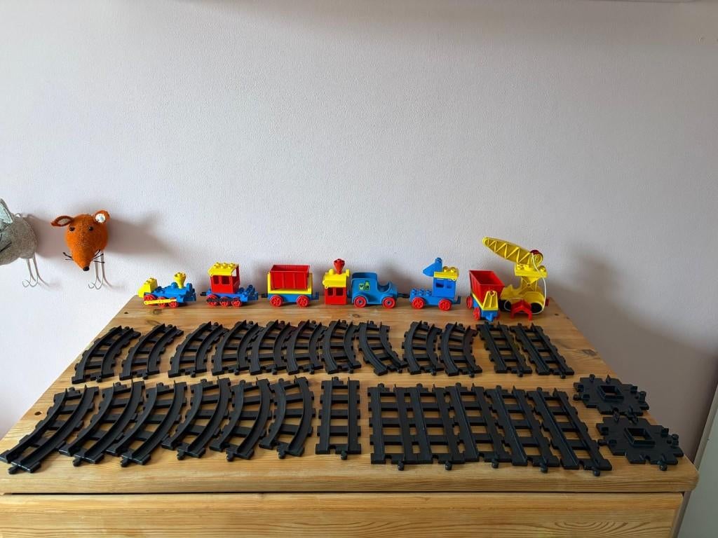 Playmobil trein baan, Ophalen of Verzenden, Zo goed als nieuw, Complete set