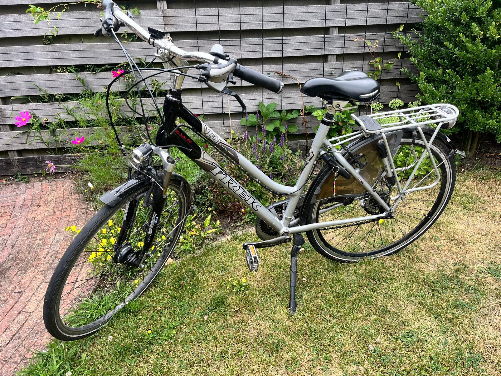 Trek T500 Navigator tourfiets met 24 versnellingen, Gebruikt, Velgrem, 47 tot 50 cm, Versnellingen