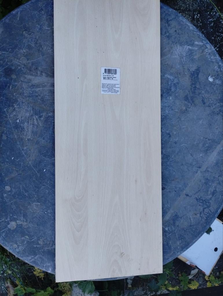 4 Beuken Panelen Licht - 800x300x18mm - Nieuwstaat, Doe-het-zelf en Verbouw, Hout en Planken, Ophalen, Minder dan 25 mm, Zo goed als nieuw