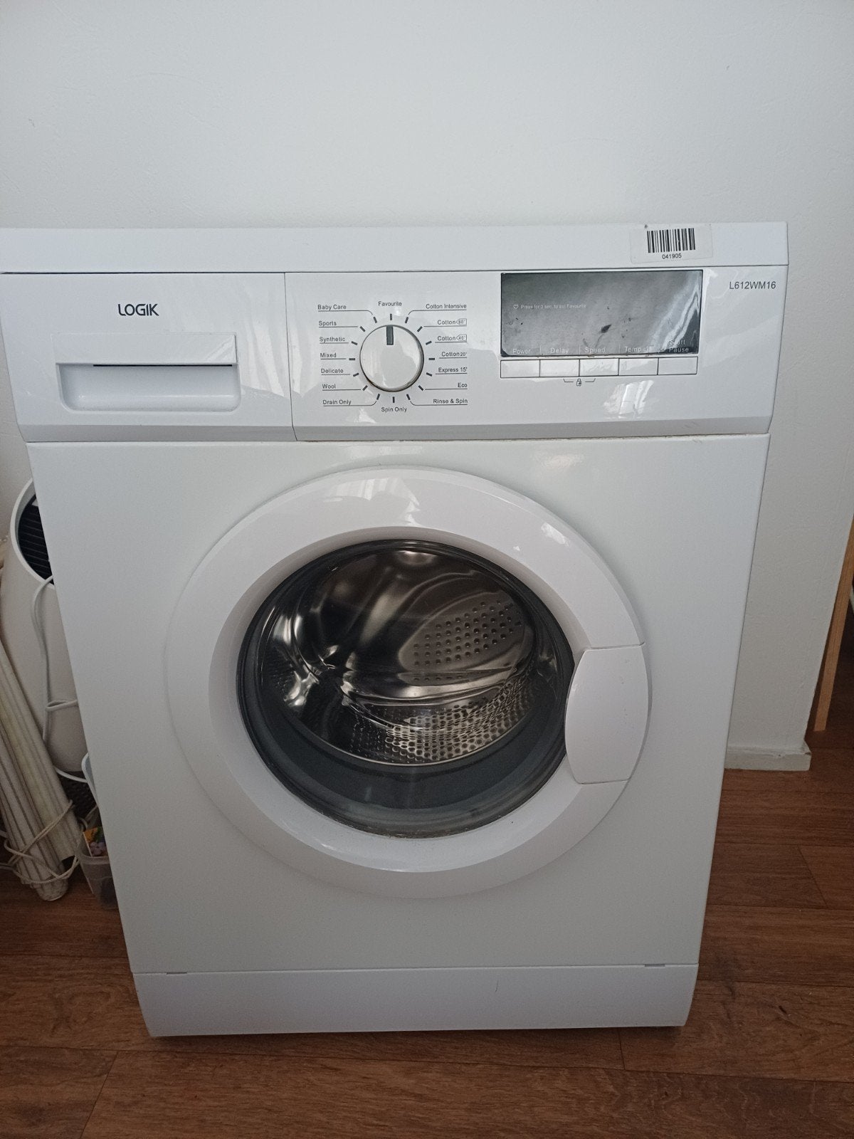 Logik L612WM16 Wasmachine - Zo goed als nieuw