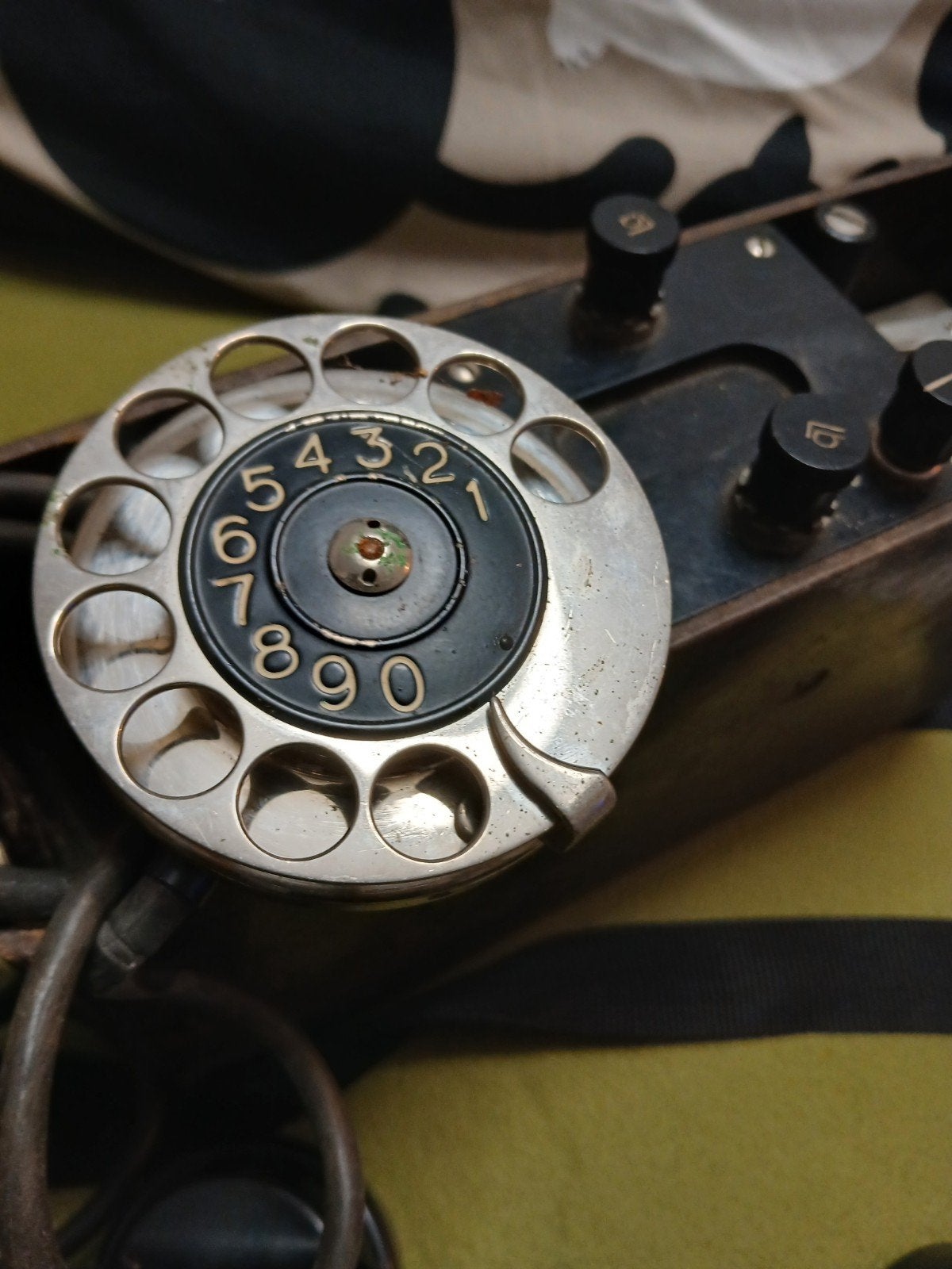 Vintage veldtelefoon - Made in Sweden, Ophalen of Verzenden