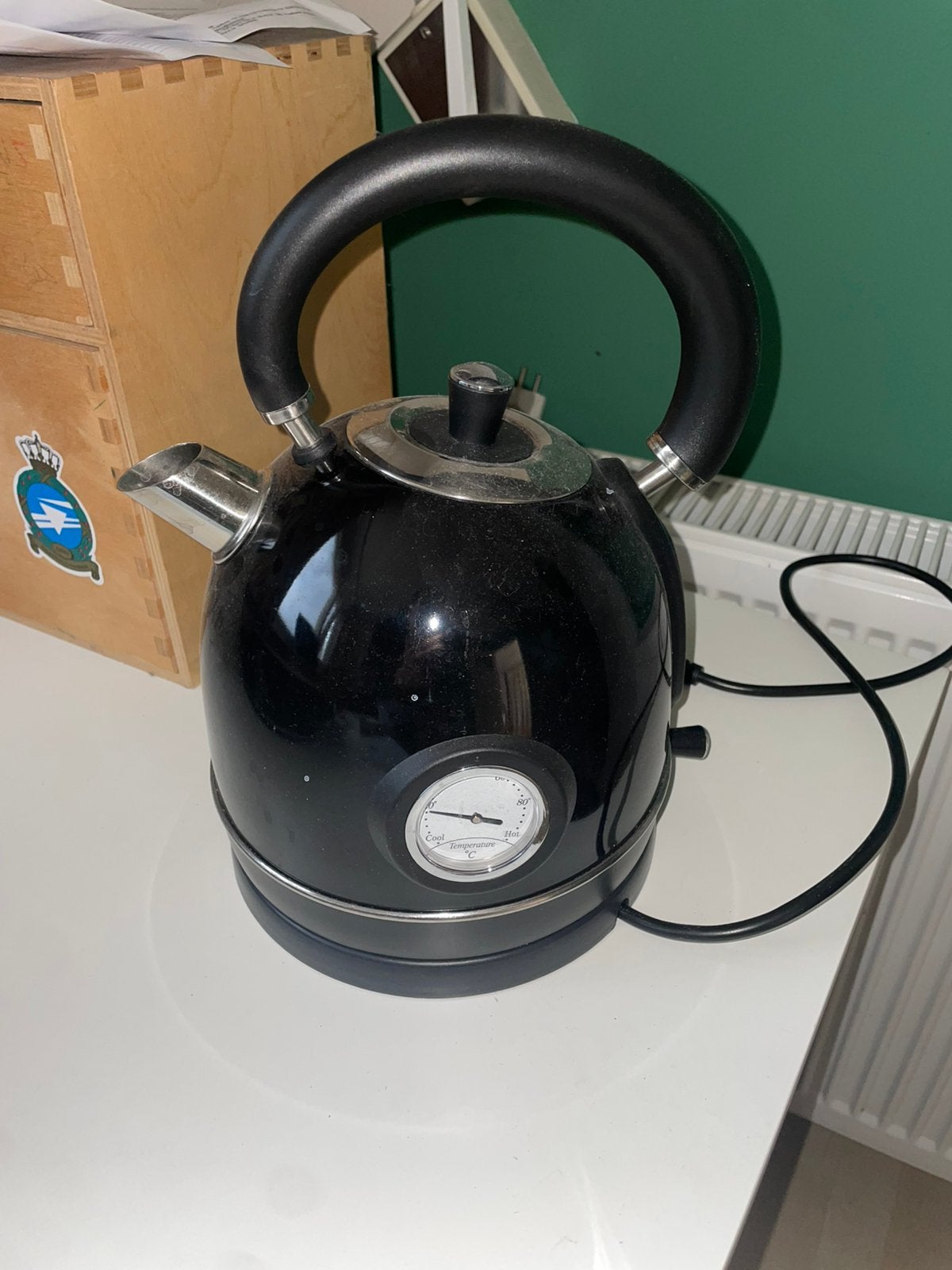 MOA vintage waterkoker, 1 tot 2 liter, Ophalen of Verzenden, Zo goed als nieuw