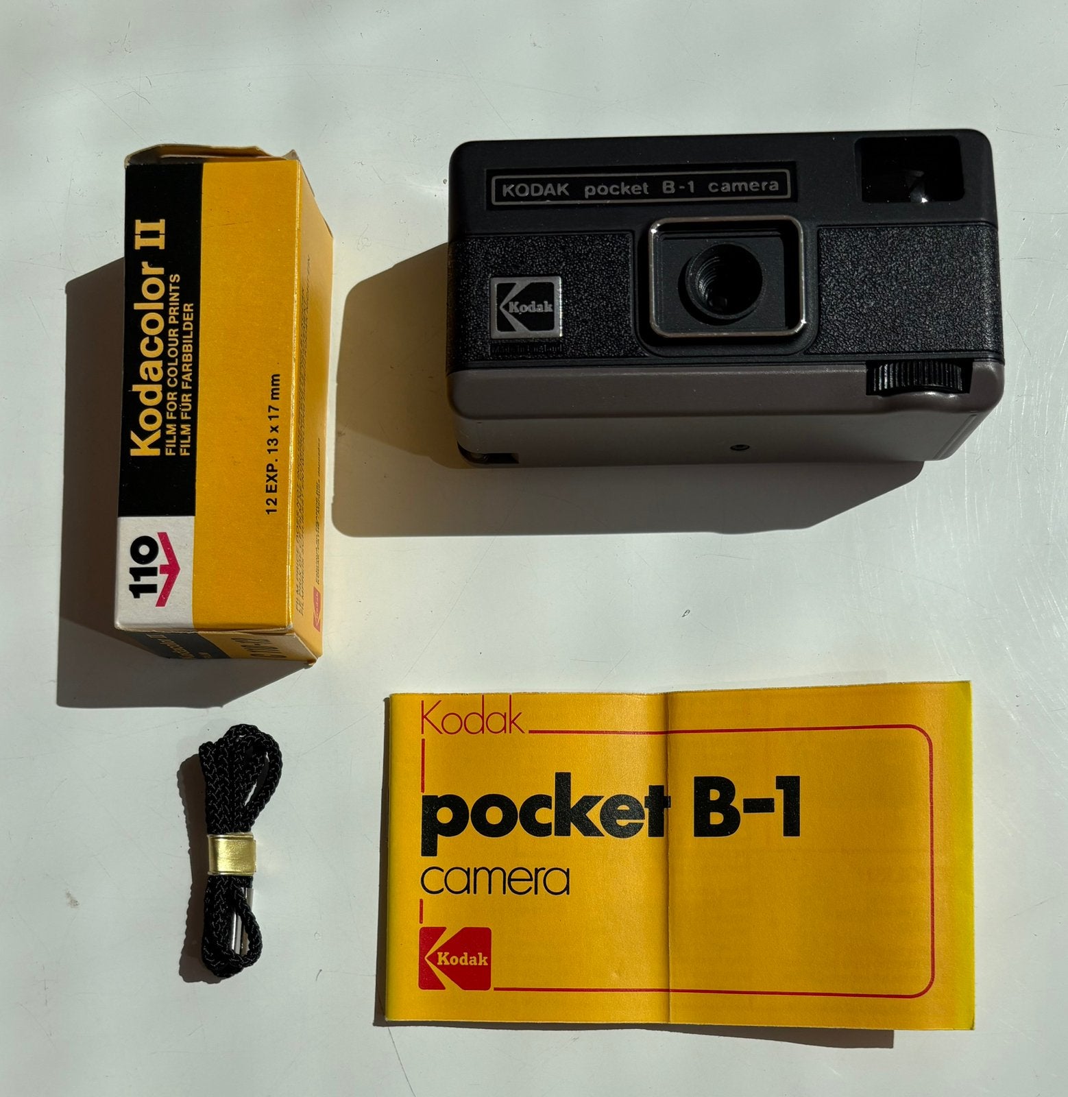 Kodak pocket B-1 camera voor 110 film, Ophalen of Verzenden, Gebruikt, Compact, Kodak