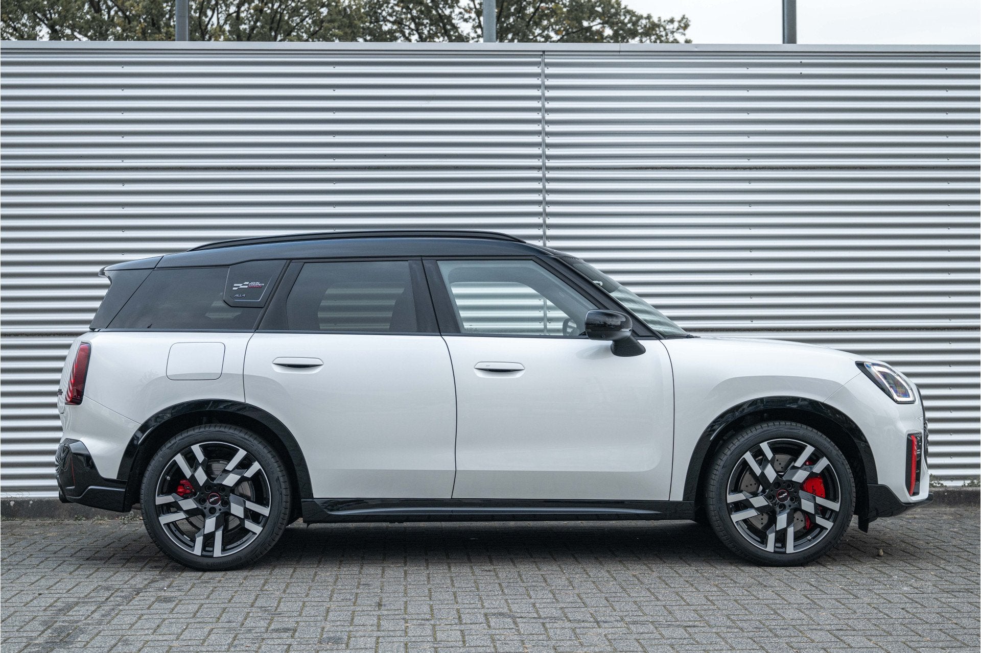 MINI Countryman JCW ALL4 Automaat / Pakket XL / JCW / Pakket, Auto's, Gebruikt, Met garantie (alle), Leder en Stof, Wit