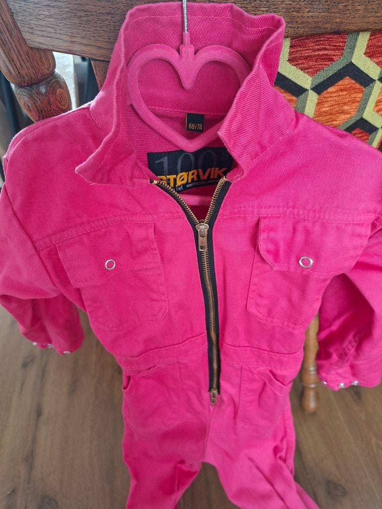 Meisjes overall roze, Ophalen of Verzenden, Zo goed als nieuw, Meisje