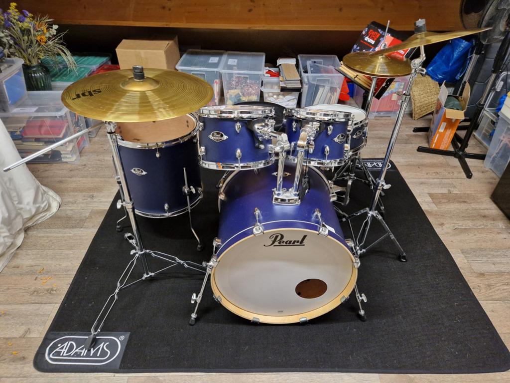 Complete Pearl drumstel, Ophalen, Zo goed als nieuw, Pearl