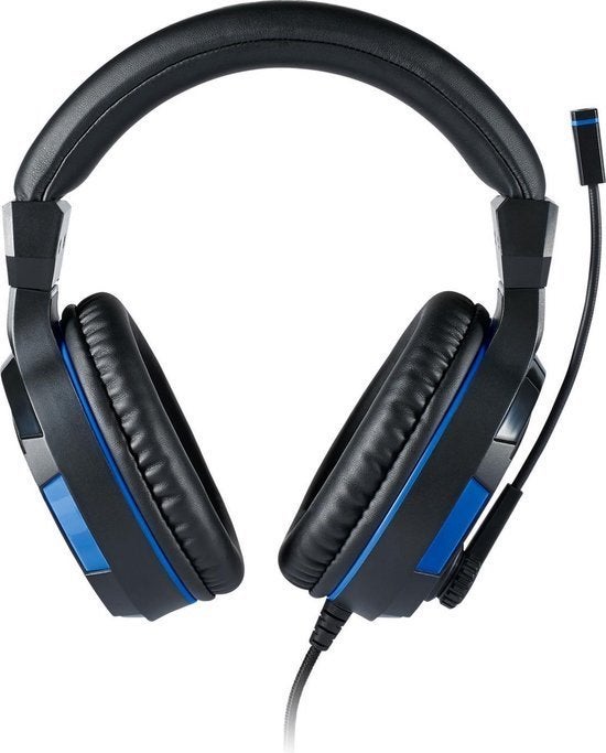 Bigben Stereo Gaming Headset V3 - PS5/PS4 - Zwart/Blauw, Ophalen of Verzenden, Gaming headset, Nieuw, Over-ear