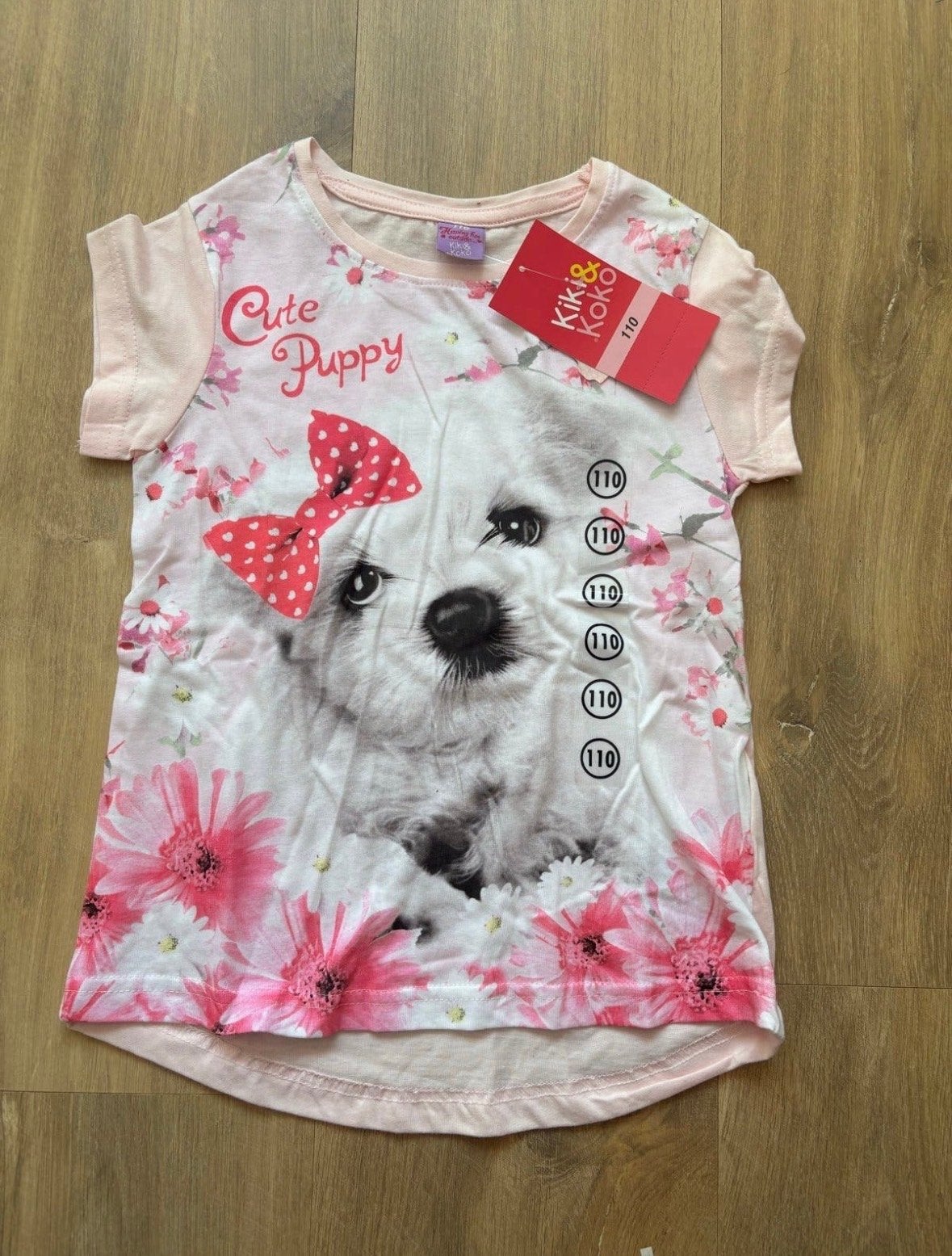 Nieuw Kiki & Koko T-shirt met puppy print maat 110, Ophalen of Verzenden, Nieuw, Meisje, Shirt of Longsleeve