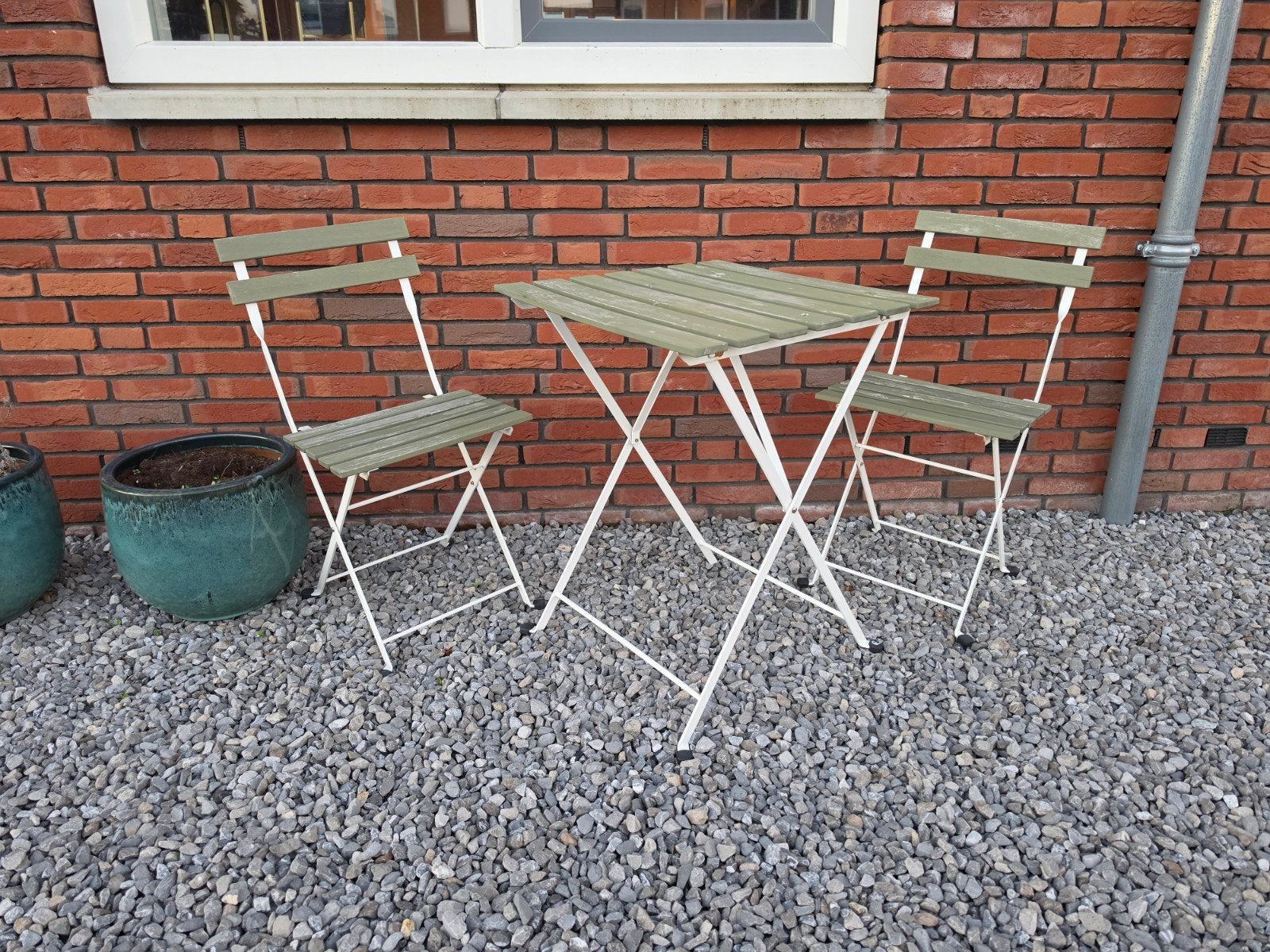 IKEA tuinsetje gratis af te halen, Gebruikt, Tuinset, Hout, Eettafel