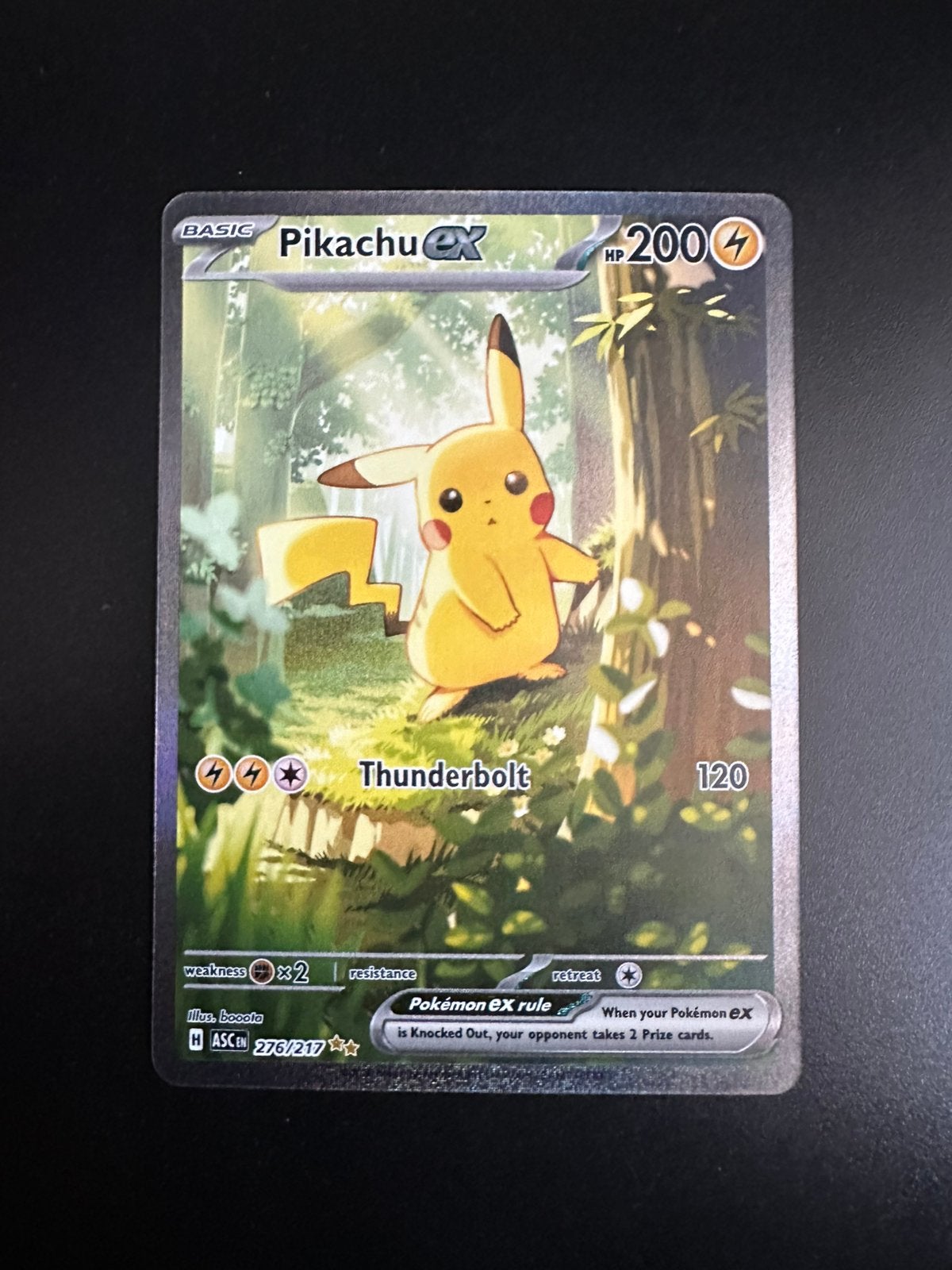 Pikachu ex, Ophalen, Zo goed als nieuw