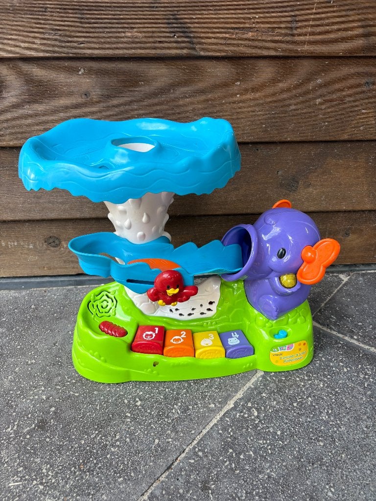 VTech lanceer olifant, Kinderen en Baby's, Speelgoed | Vtech, Ophalen of Verzenden, Zo goed als nieuw, 6 maanden tot 2 jaar