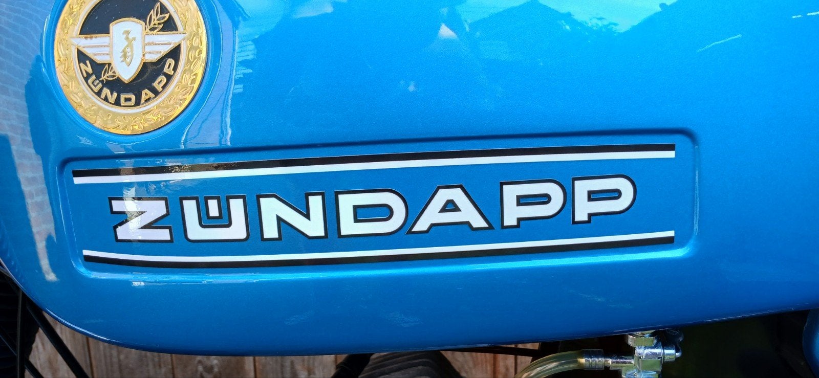 Zundapp tanksticker 529/530 1979, Fietsen en Brommers, Brommeronderdelen | Zundapp, Ophalen of Verzenden, Nieuw, Tank