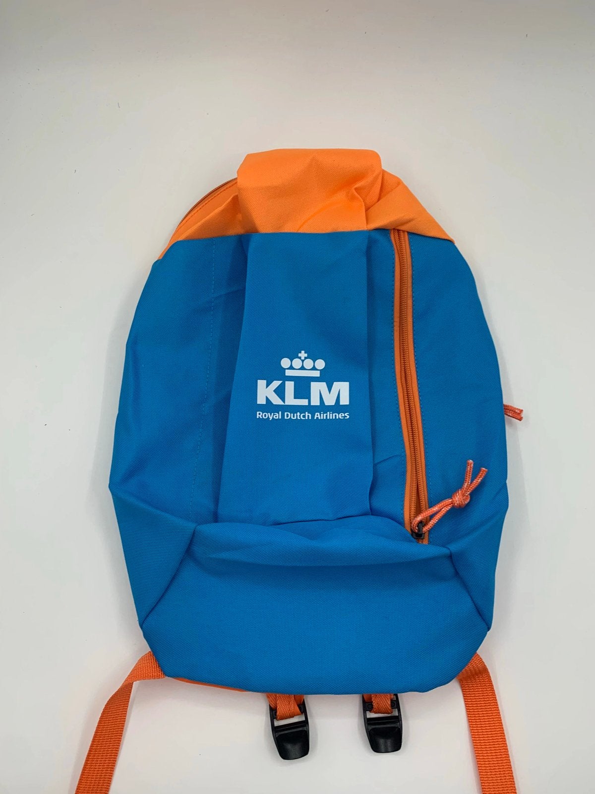 KLM Rugzak - Blauw/Oranje - Handig en Compact, Overige merken, Verzenden, Nieuw, Trekking