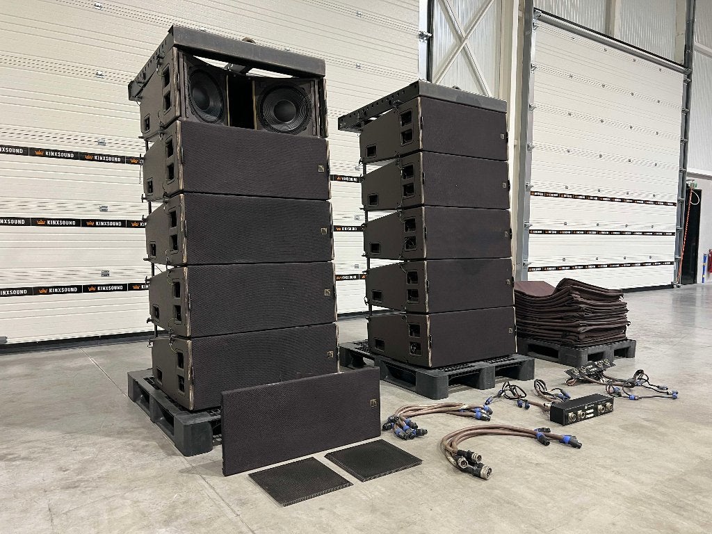 10x L-Acoustics KUDO line array 140dB + 2x K-BUMP, Audio, Tv en Foto, Luidsprekers, Gebruikt, Speakerset, Ophalen of Verzenden