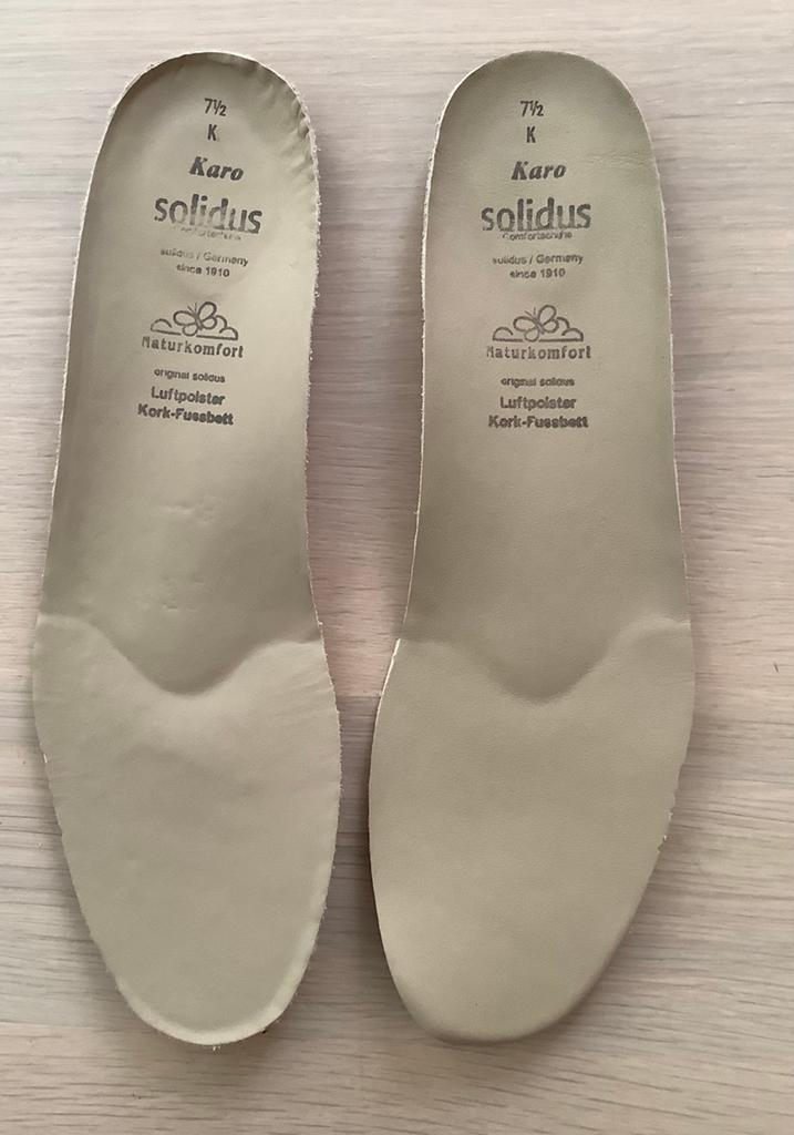 Solidus inlegzolen - maat 7 1/2 K., Kleding | Dames, Schoenen, Ophalen of Verzenden, Zo goed als nieuw