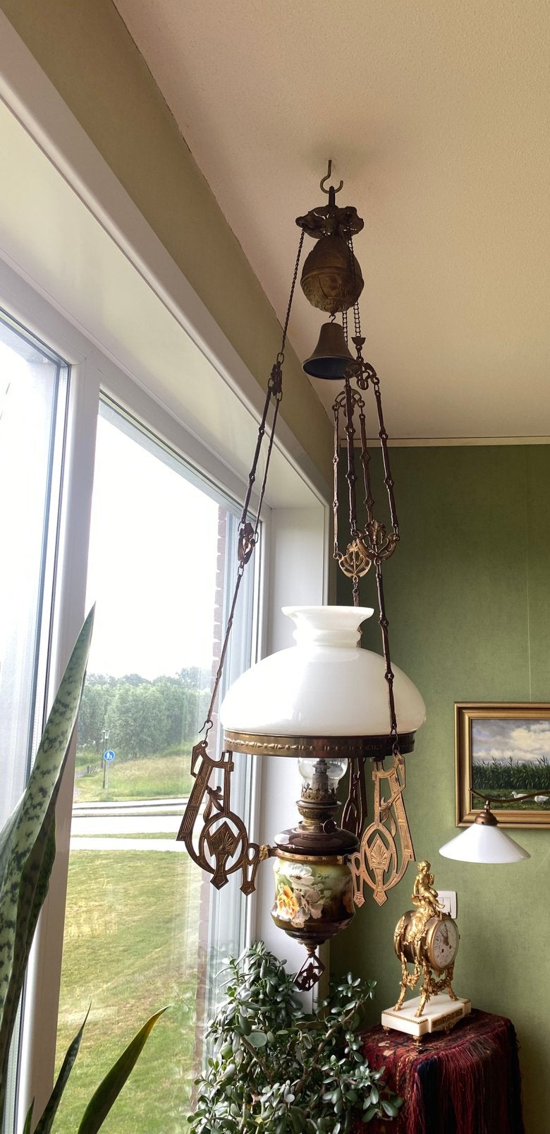 Oud hollandse olielamp, Antiek en Kunst, Ophalen