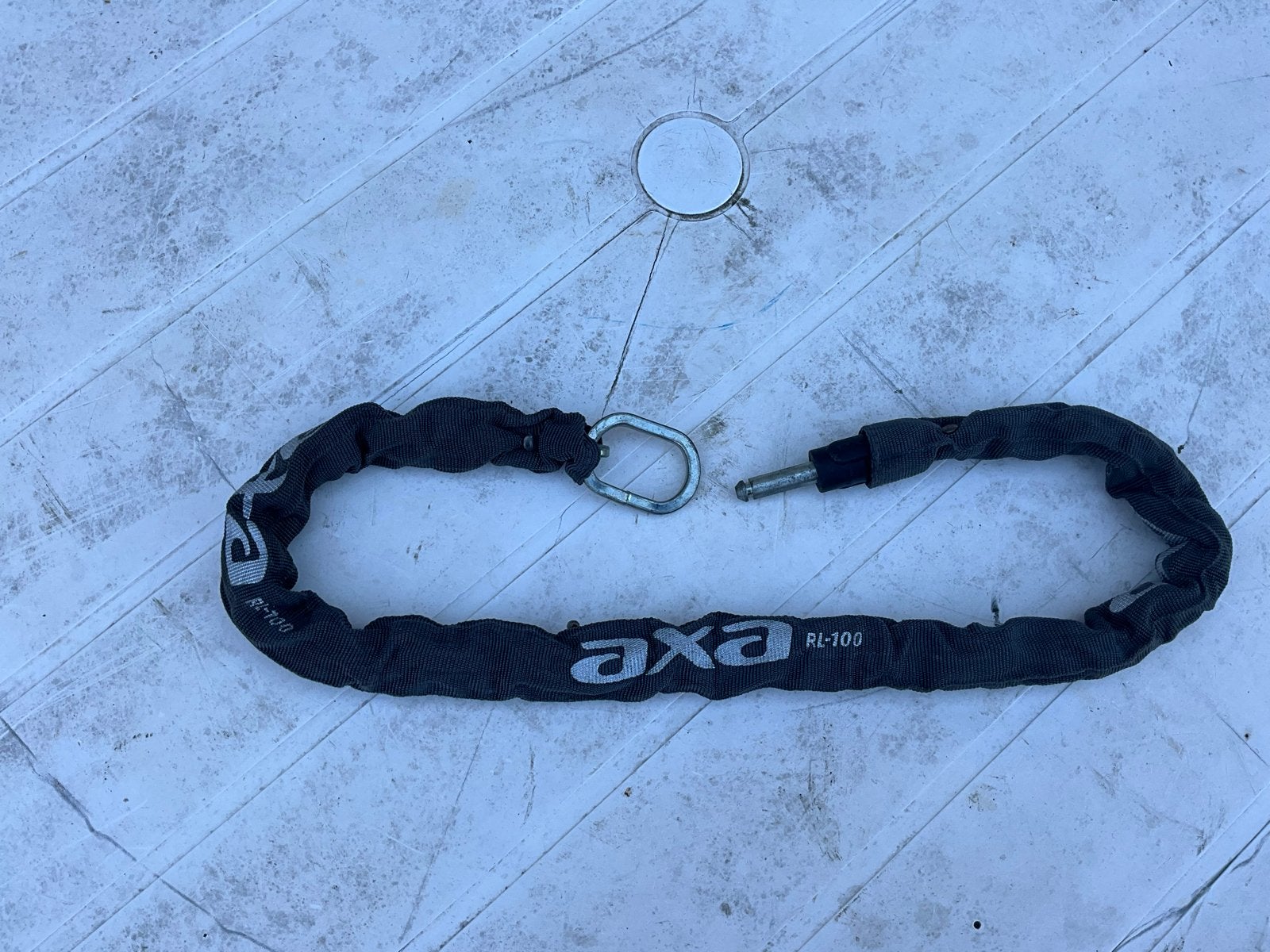 AXA RL-100 Kettingslot - 100 cm, Ophalen of Verzenden, Gebruikt, Kettingslot