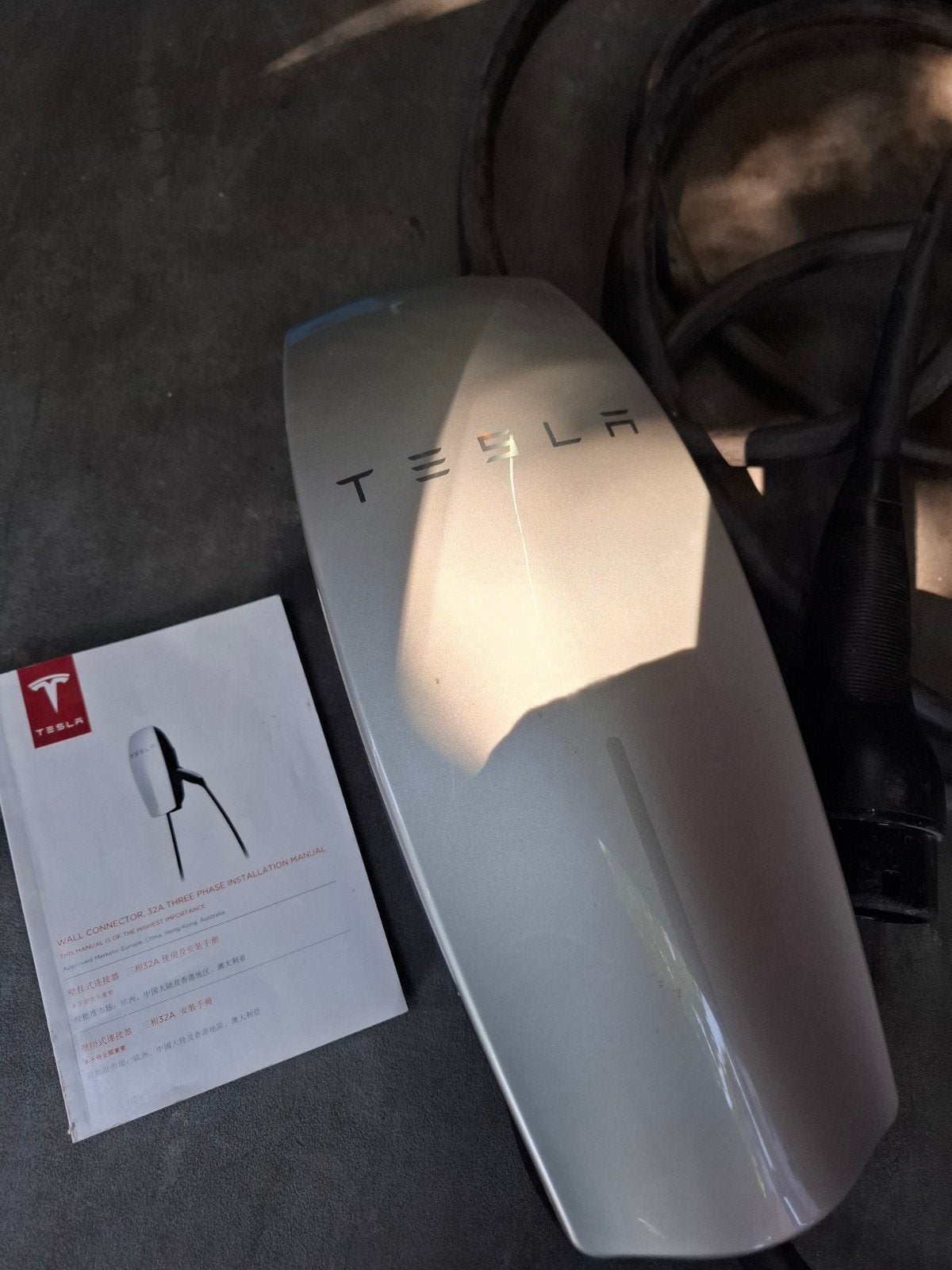 Tesla Wall Connector 32A Driefasige Laadpaal, Ophalen of Verzenden, Gebruikt