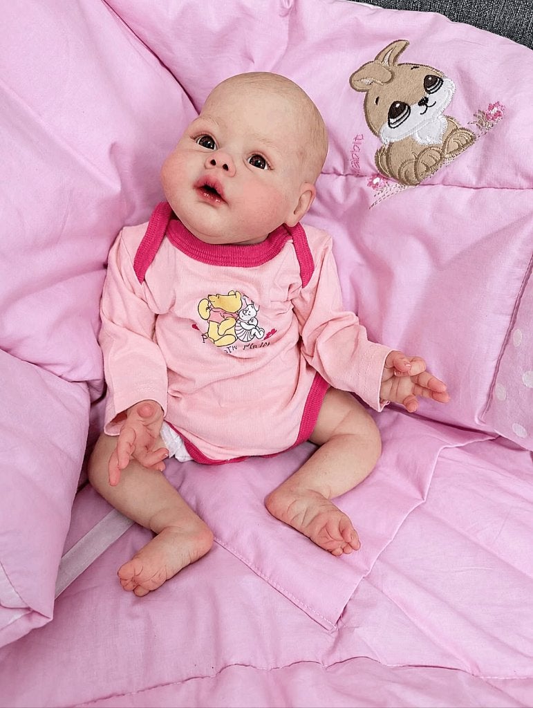 Prachtige reborn baby 50cm NIEUW, Verzamelen, Ophalen of Verzenden, Nieuw, Babypop, Levensecht of Reborn